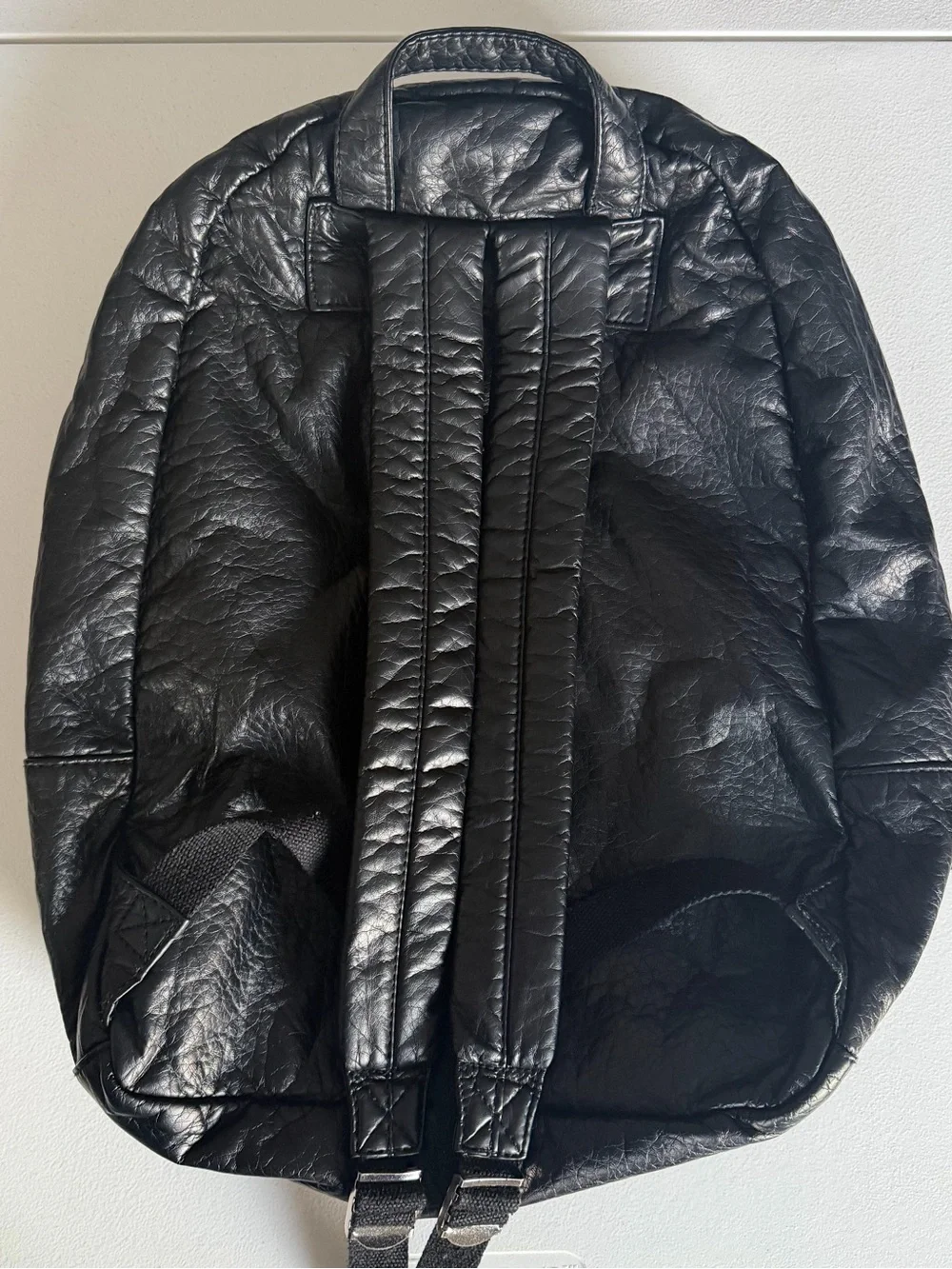 Prince & Fox Black Quilted Men's Backpack